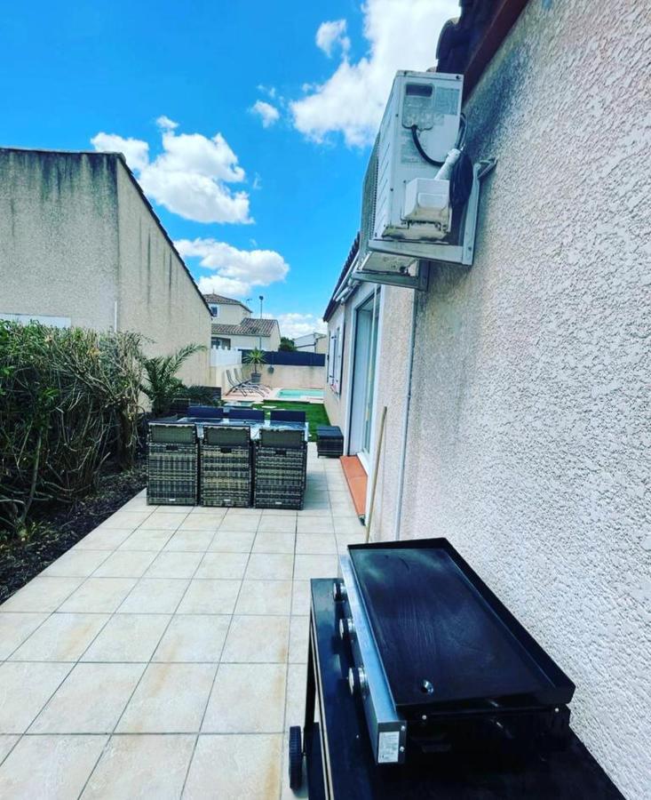 La Villa de l'Olivier piscine privée et parking Carcasona Exterior foto